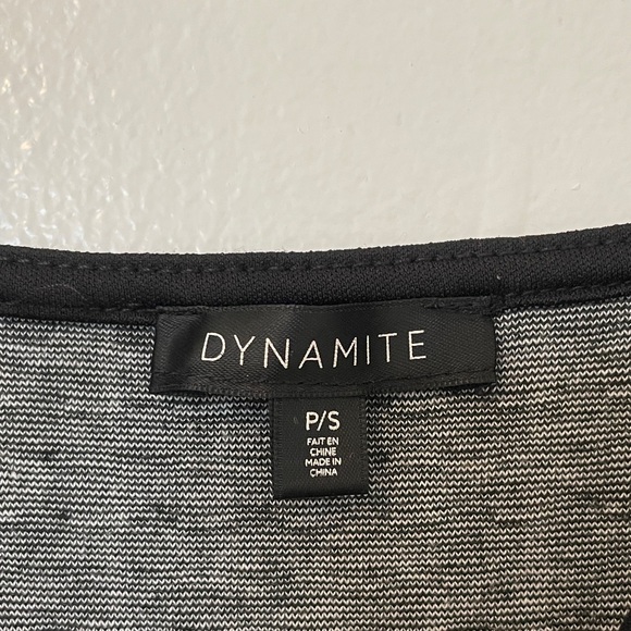 Dynamite Black and White Gingham Bodysuit - Picture 3 of 3